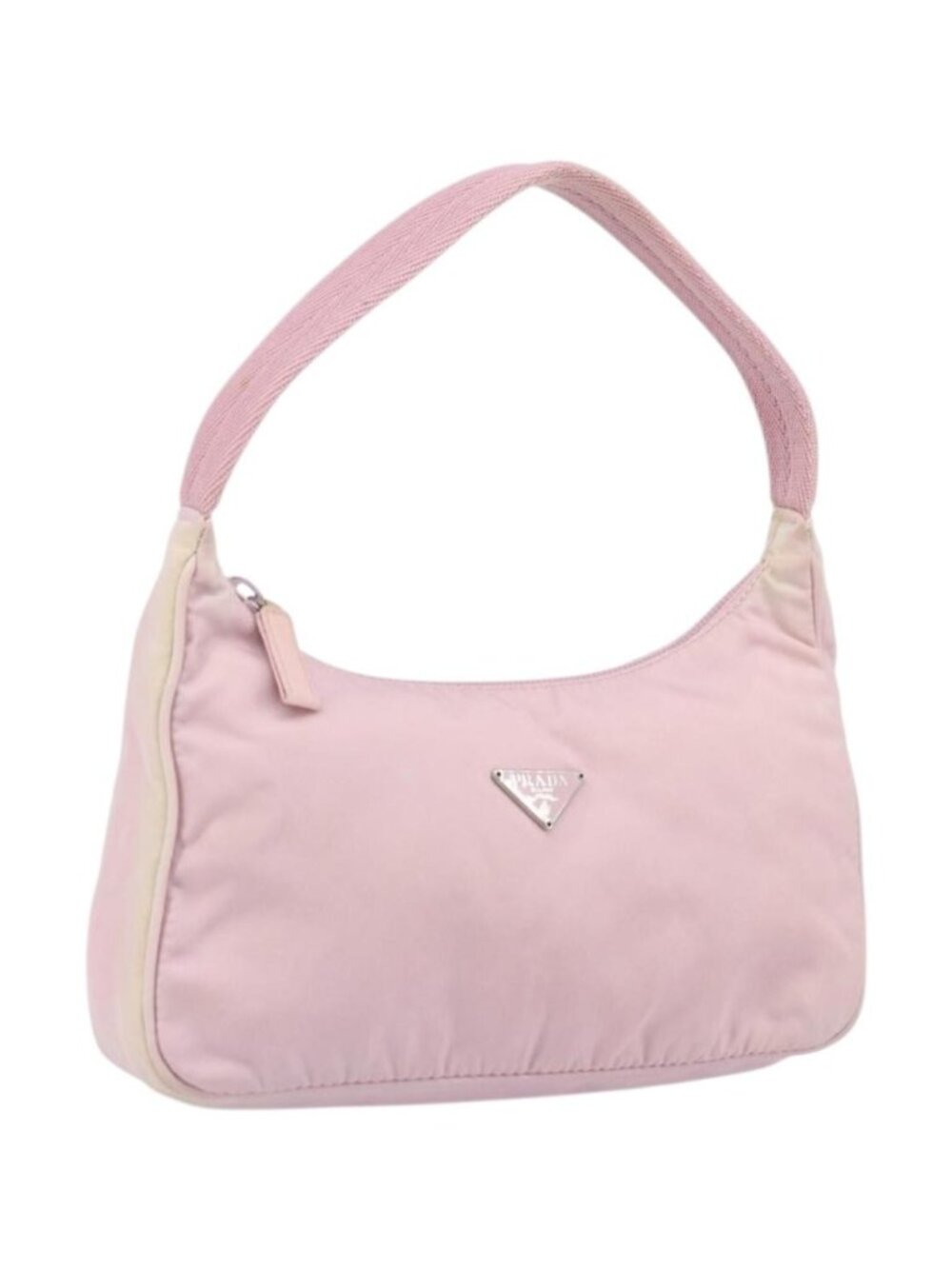 PRADA Hand Pouch Nylon Pink